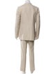 Givenchy Wool Pleated Accents Suit