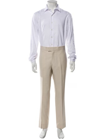 Givenchy Wool Pleated Accents Suit