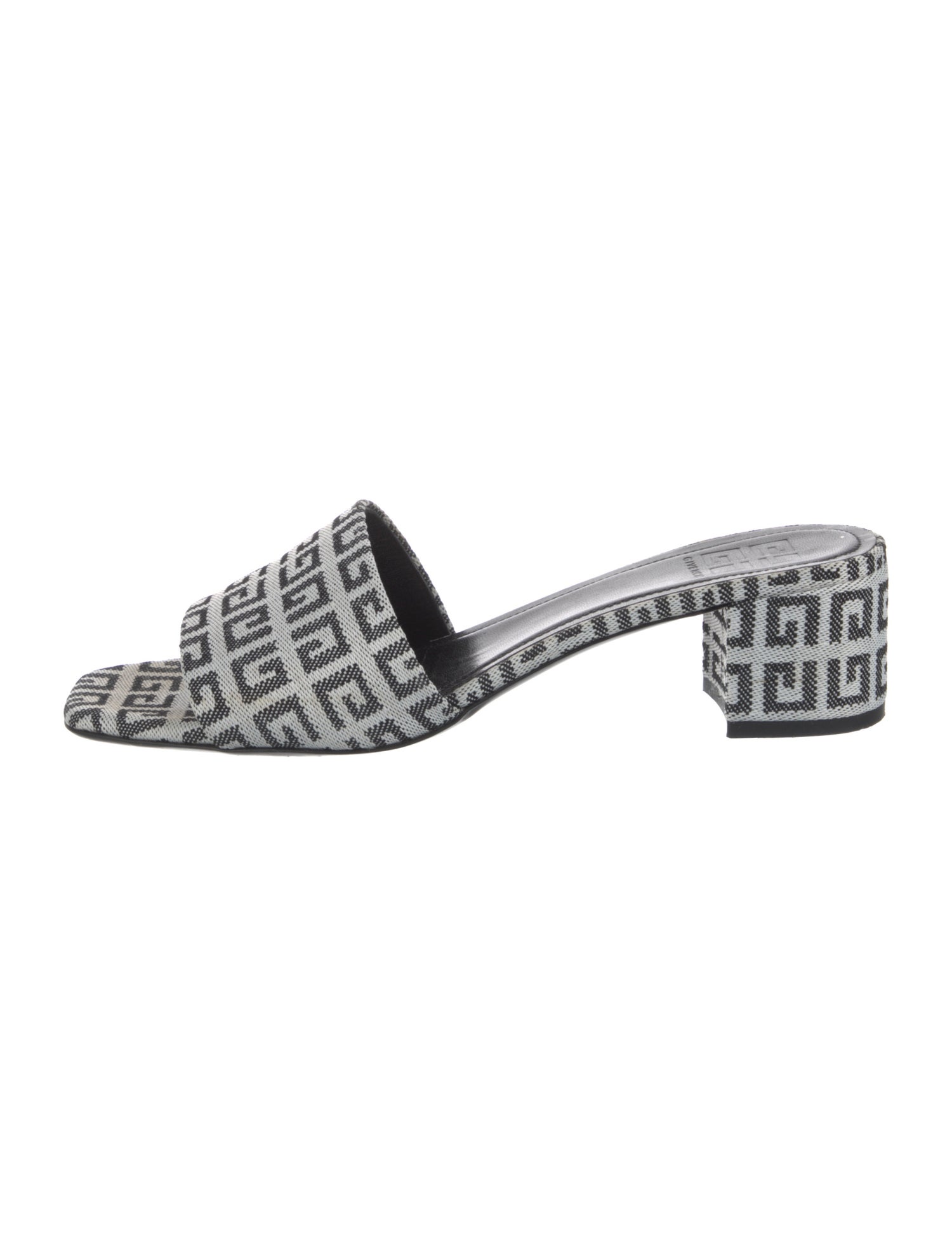 Givenchy Canvas Printed Slides