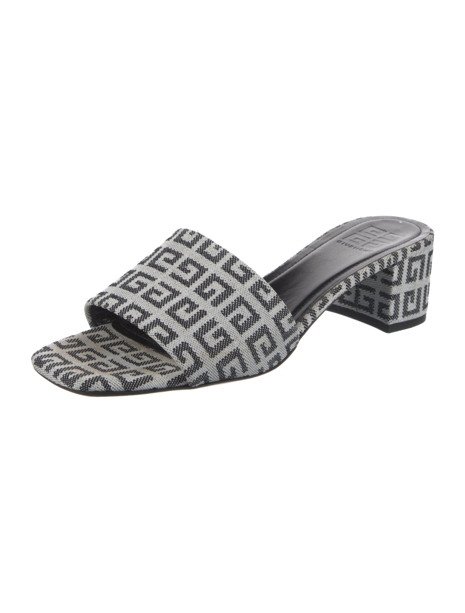 Givenchy Canvas Printed Slides