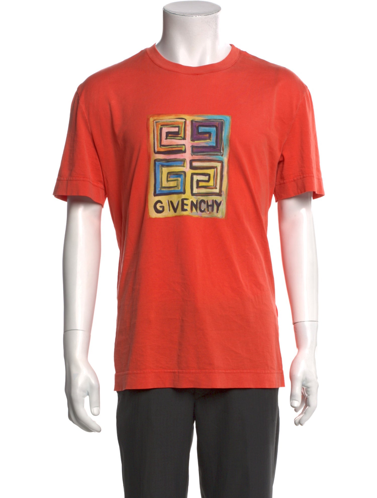 Givenchy Graphic Print Crew Neck T-Shirt