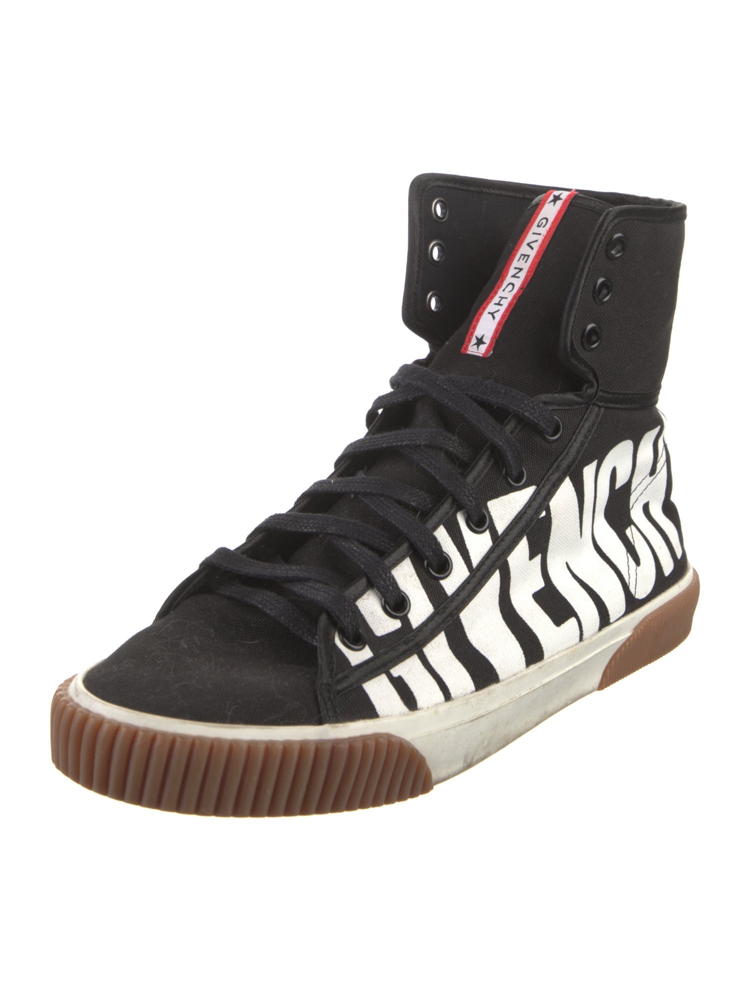 Givenchy Canvas Graphic Print Sneakers