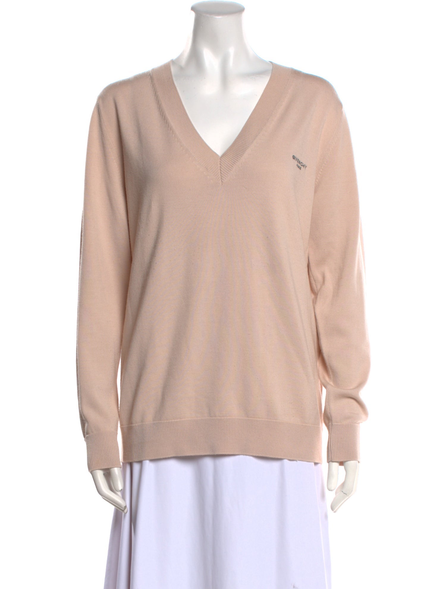 Givenchy Wool V-Neck Sweatshirt