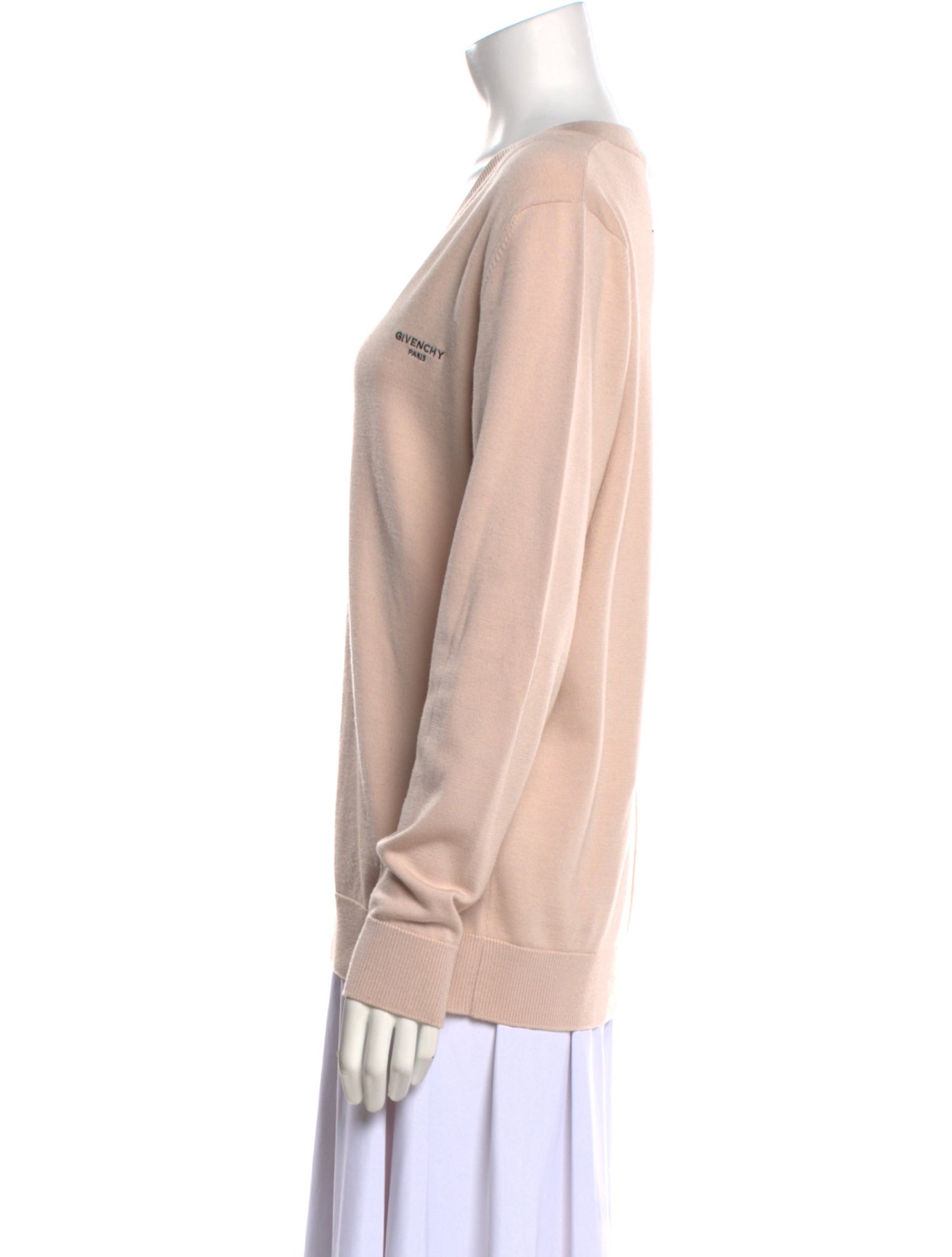 Givenchy Wool V-Neck Sweatshirt