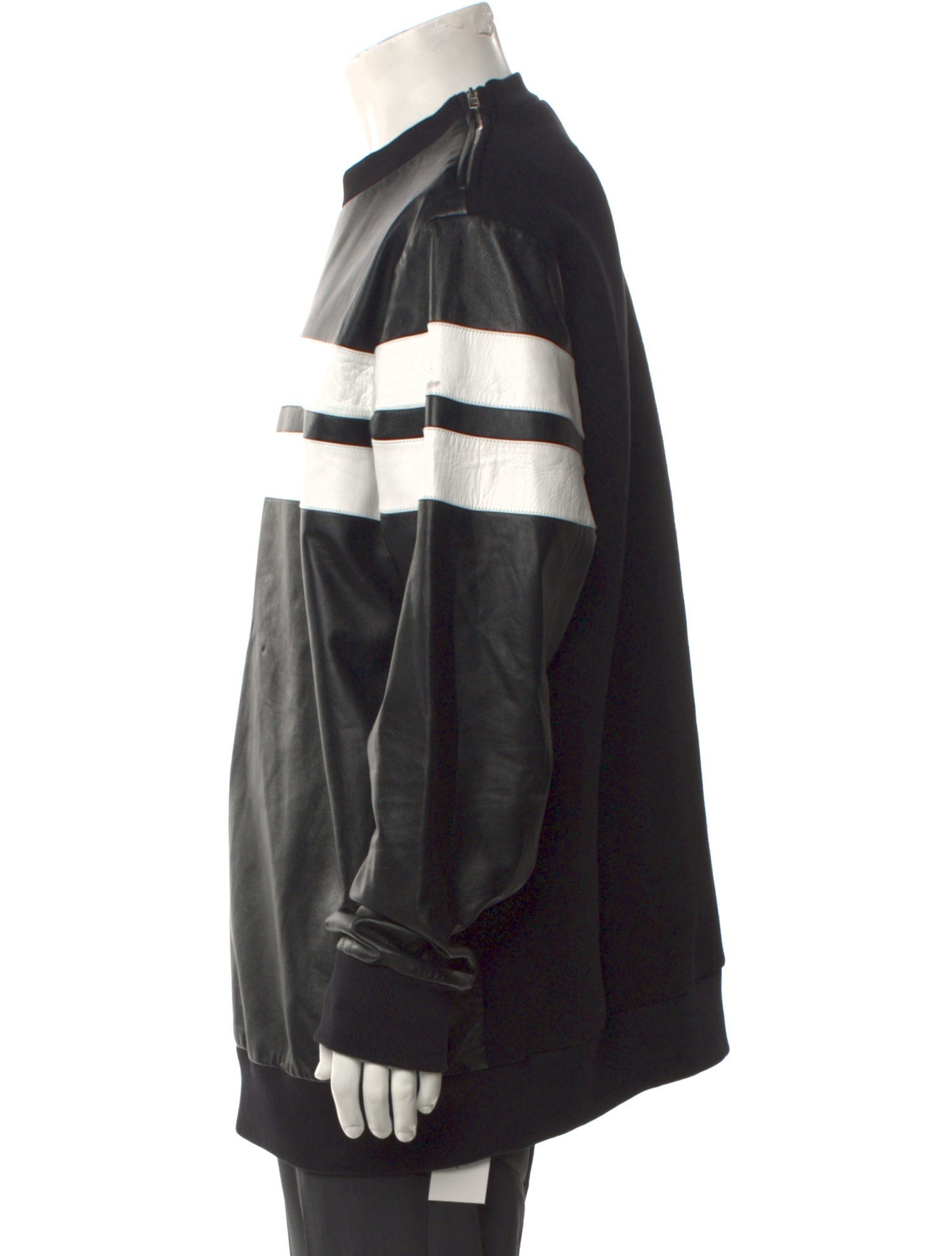 Givenchy Lambskin Striped Sweatshirt