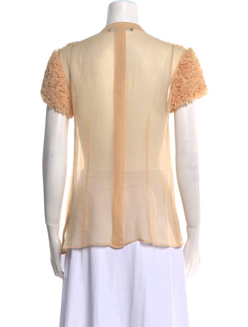 Givenchy 2010 Silk Button-Up Top