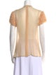 Givenchy 2010 Silk Button-Up Top