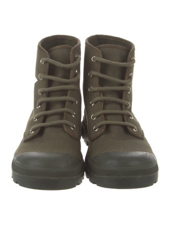 Givenchy Canvas Combat Boots