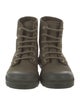 Givenchy Canvas Combat Boots