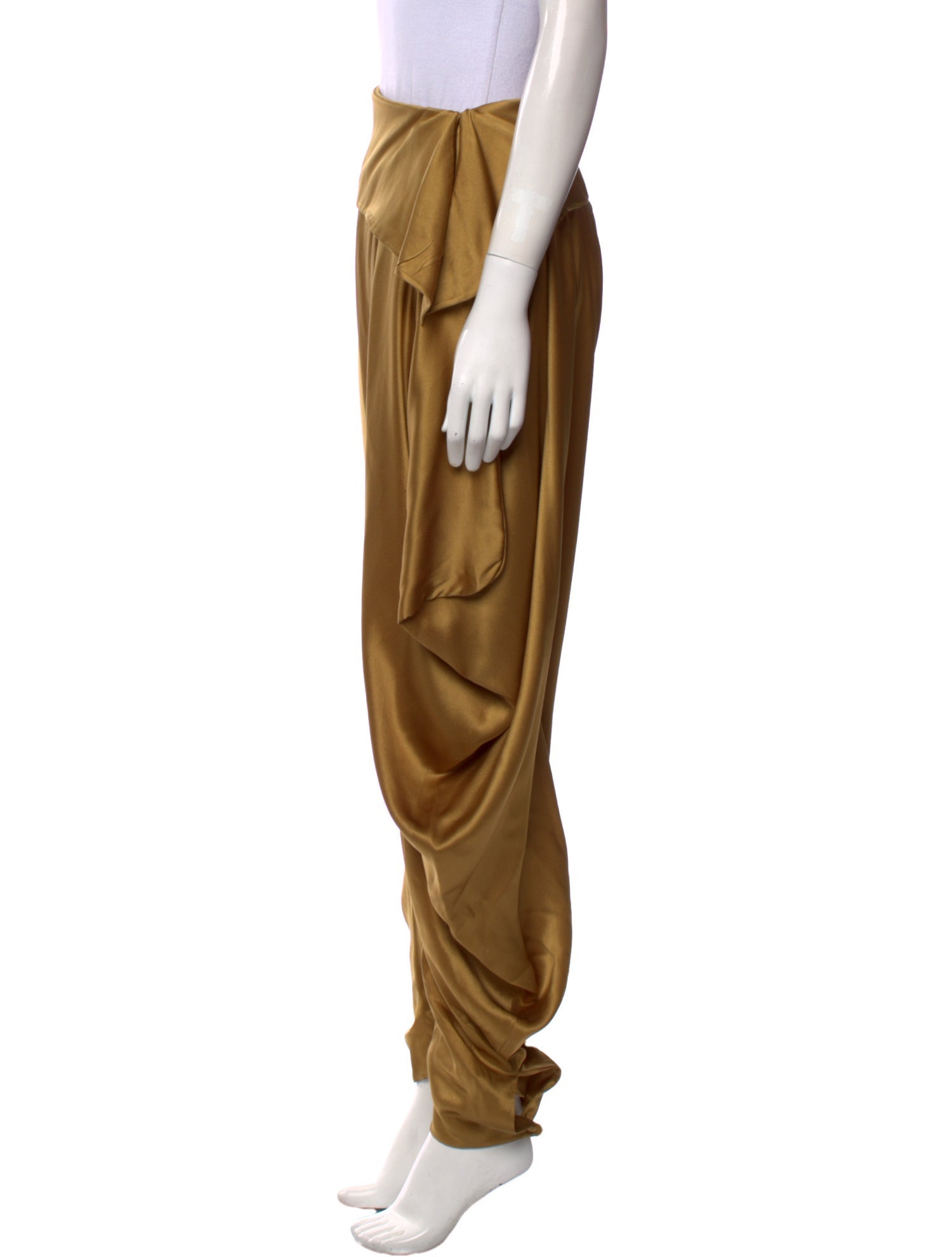 Givenchy Silk Straight Leg Pants