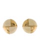 Givenchy Enamel Round Clip-On Earrings