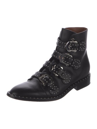 Givenchy Leather Patterned Combat Boots