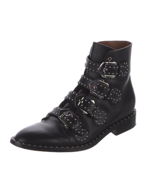 Givenchy Leather Patterned Combat Boots