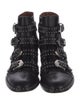 Givenchy Leather Patterned Combat Boots