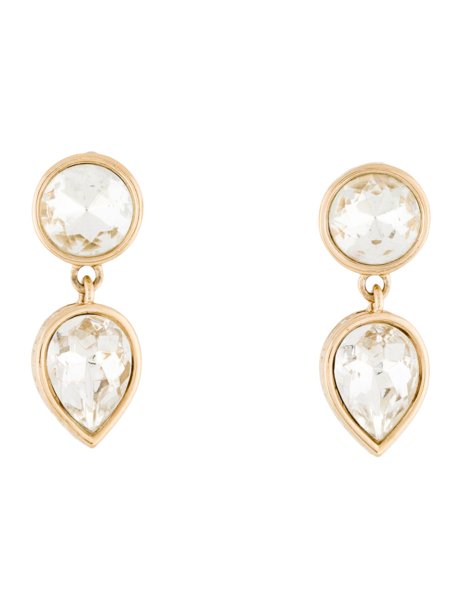 Givenchy Crystal Clip-On Earrings
