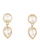 Givenchy Crystal Clip-On Earrings
