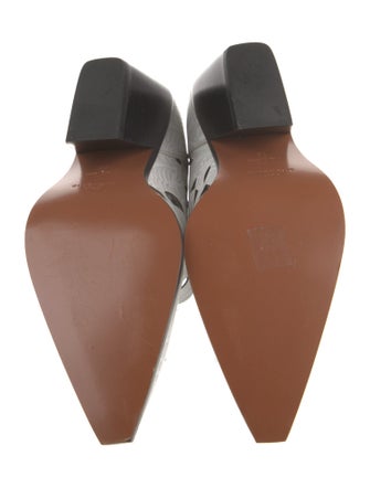 Givenchy Leather Animal Print Boots