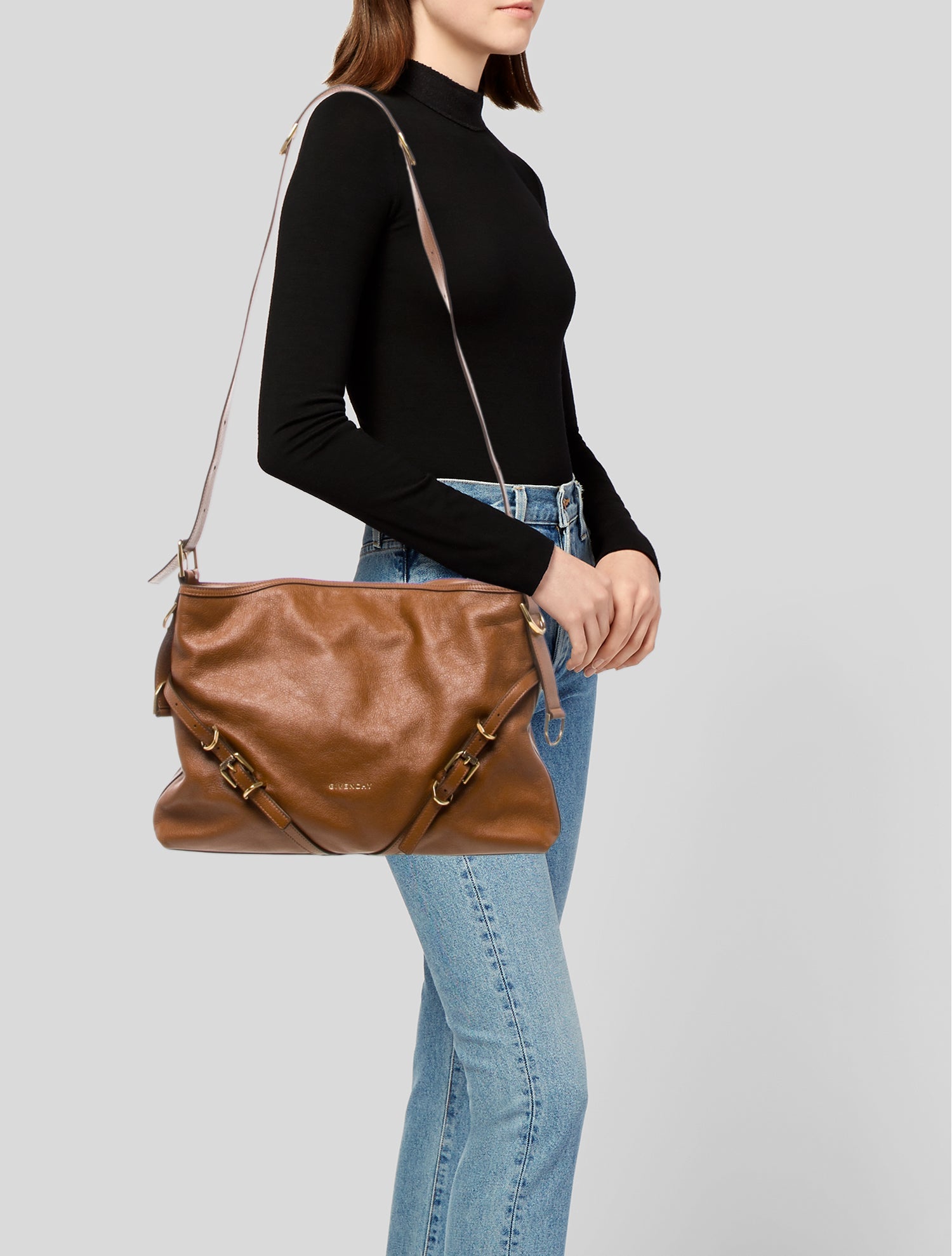 Givenchy Leather Messenger Bag