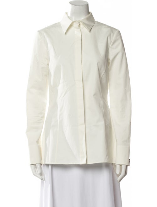 Givenchy Long Sleeve Button-Up Top