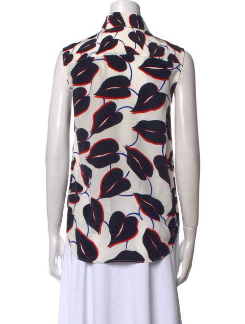 Givenchy Silk Printed Button-Up Top