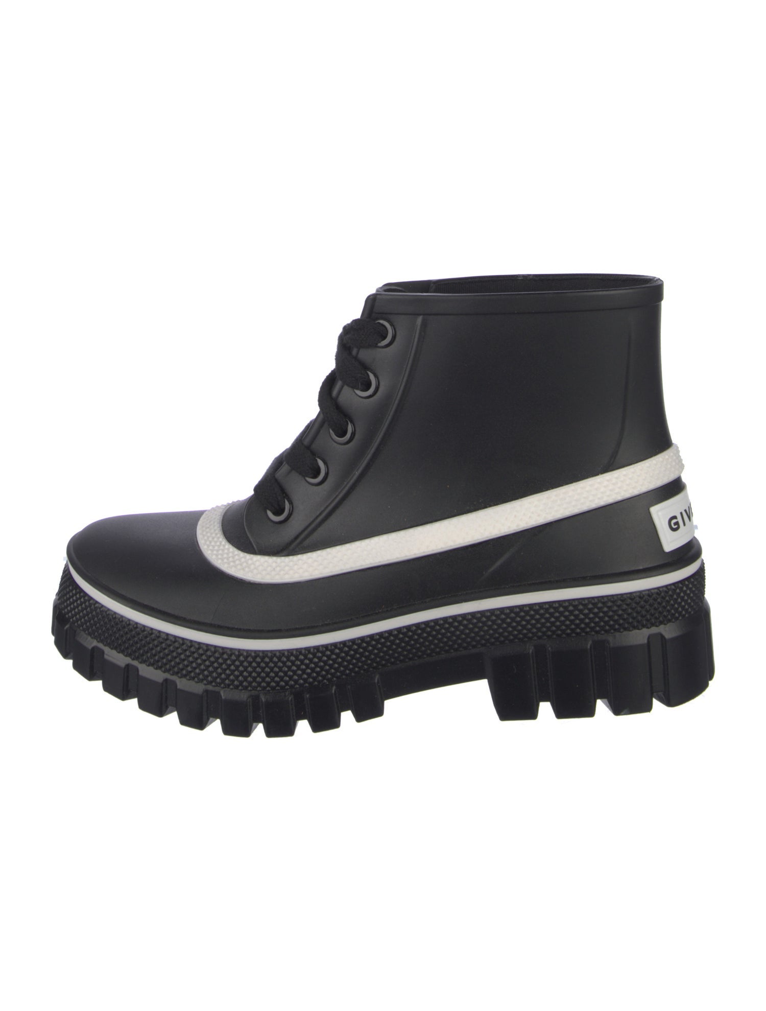 Givenchy Rubber Striped Rain Boots