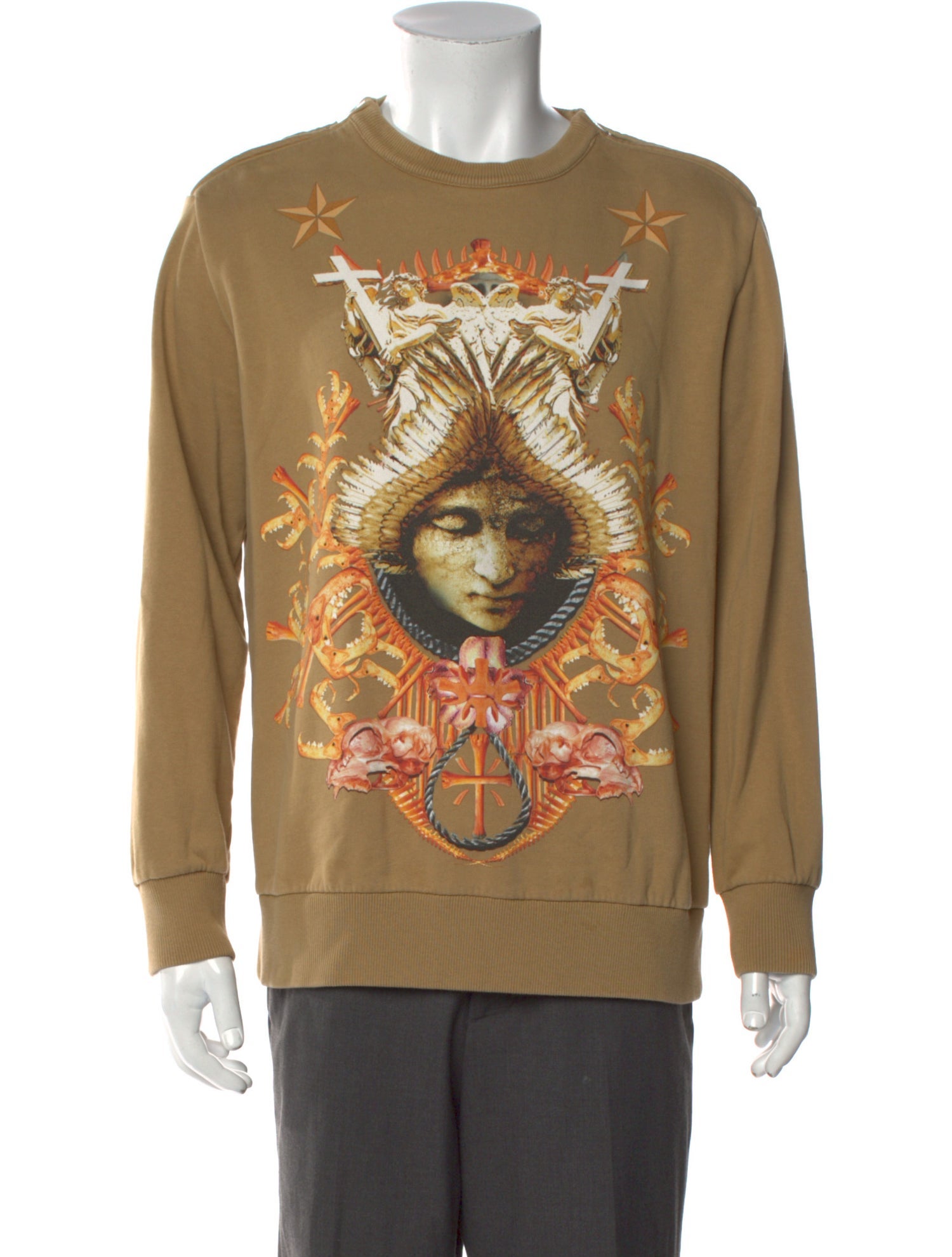 Givenchy Graphic Print Crew Neck Sweatshirt