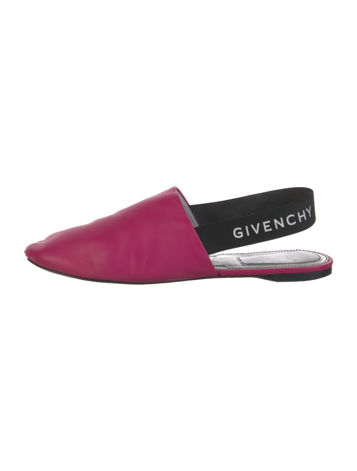 Givenchy Leather Slingback Flats