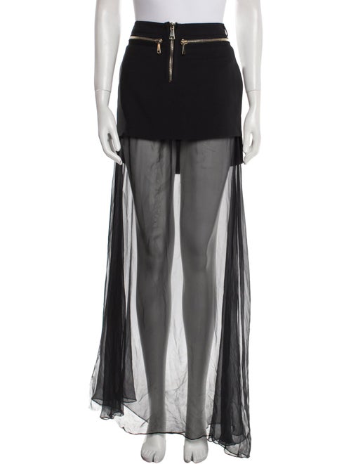 Givenchy Silk Long Skirt