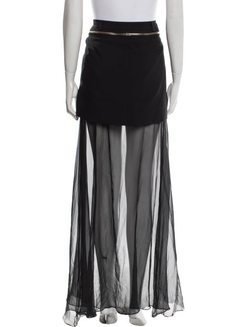 Givenchy Silk Long Skirt