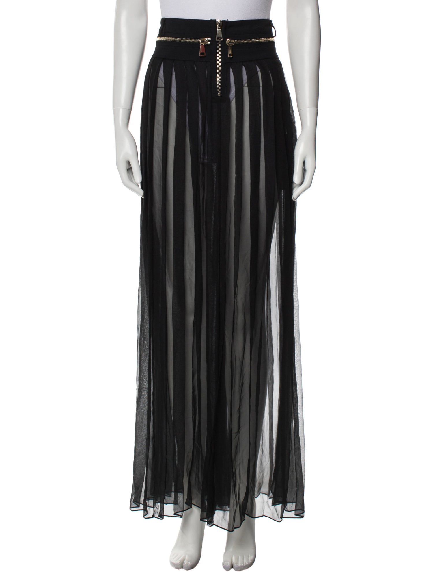 Givenchy Silk Long Skirt