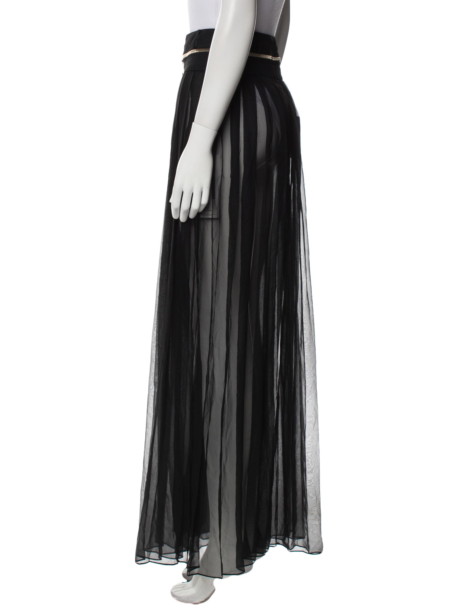 Givenchy Silk Long Skirt