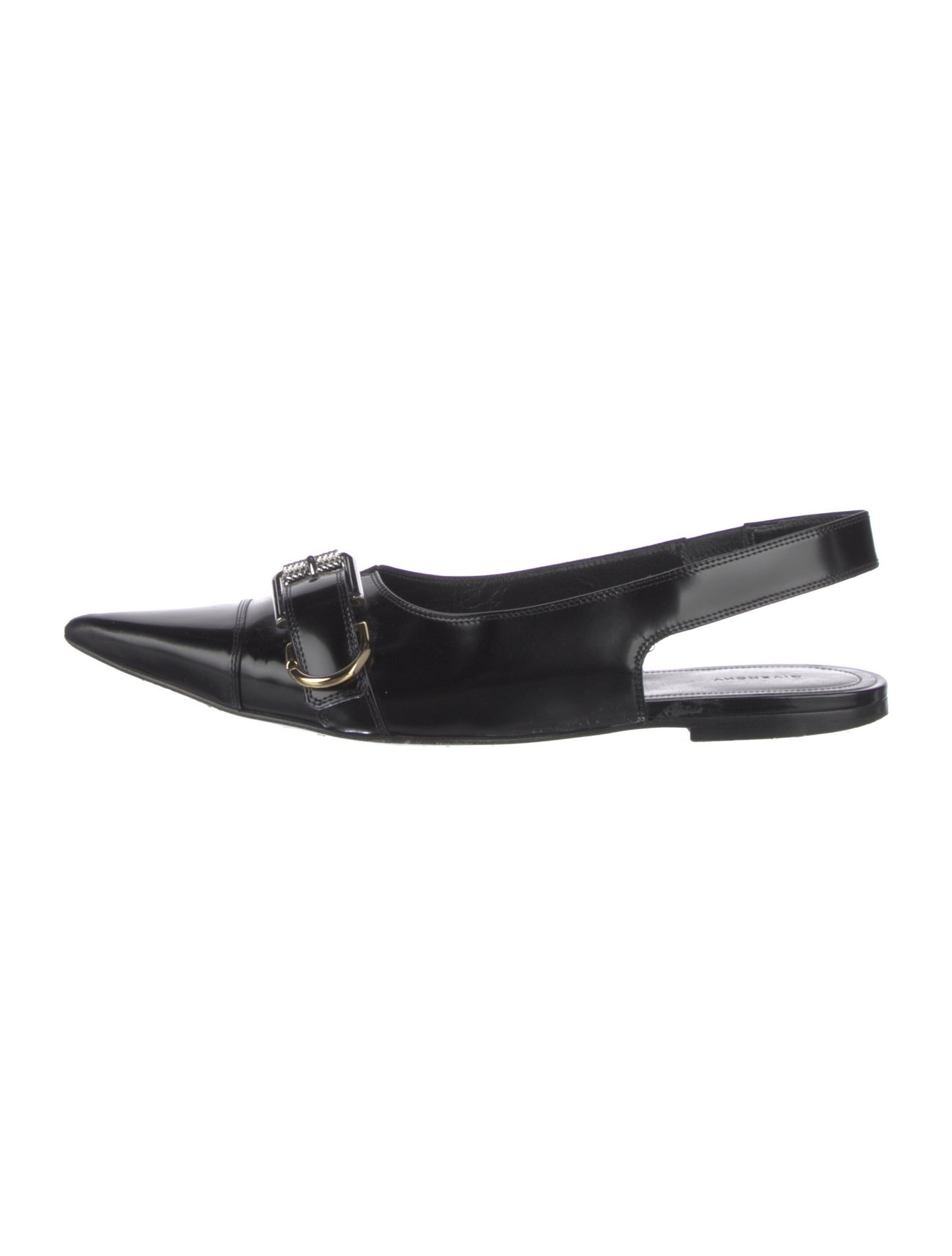 Givenchy Leather Slingback Flats