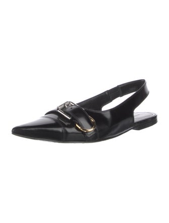 Givenchy Leather Slingback Flats