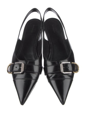 Givenchy Leather Slingback Flats