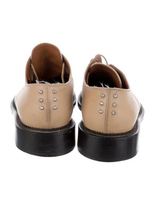 Givenchy Leather Colorblock Pattern Oxfords