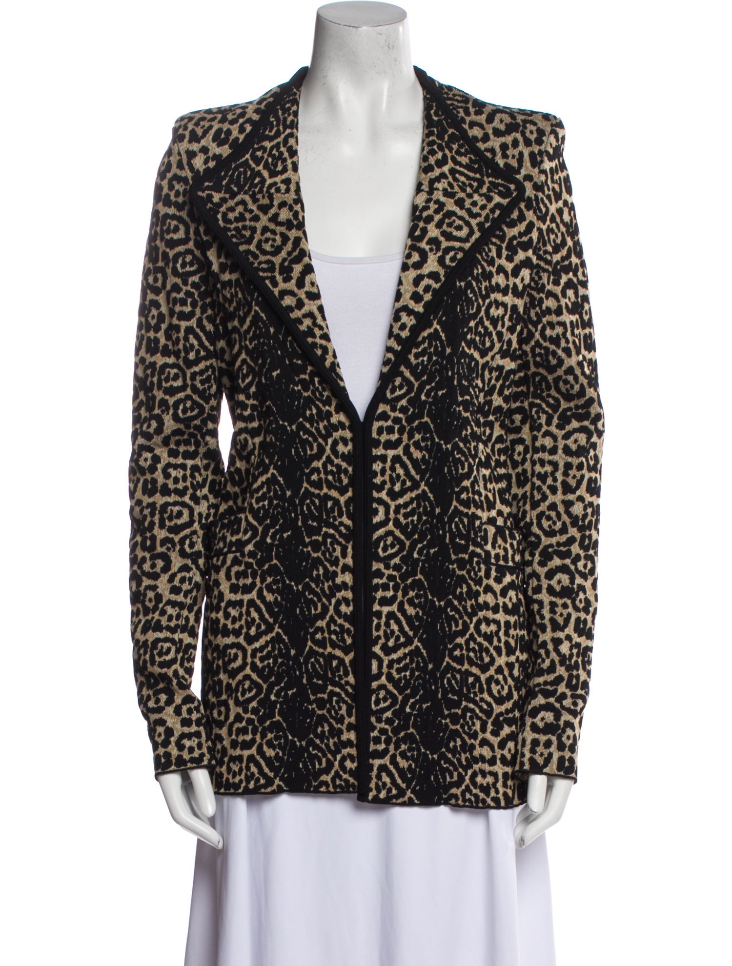 Givenchy Animal Print Blazer