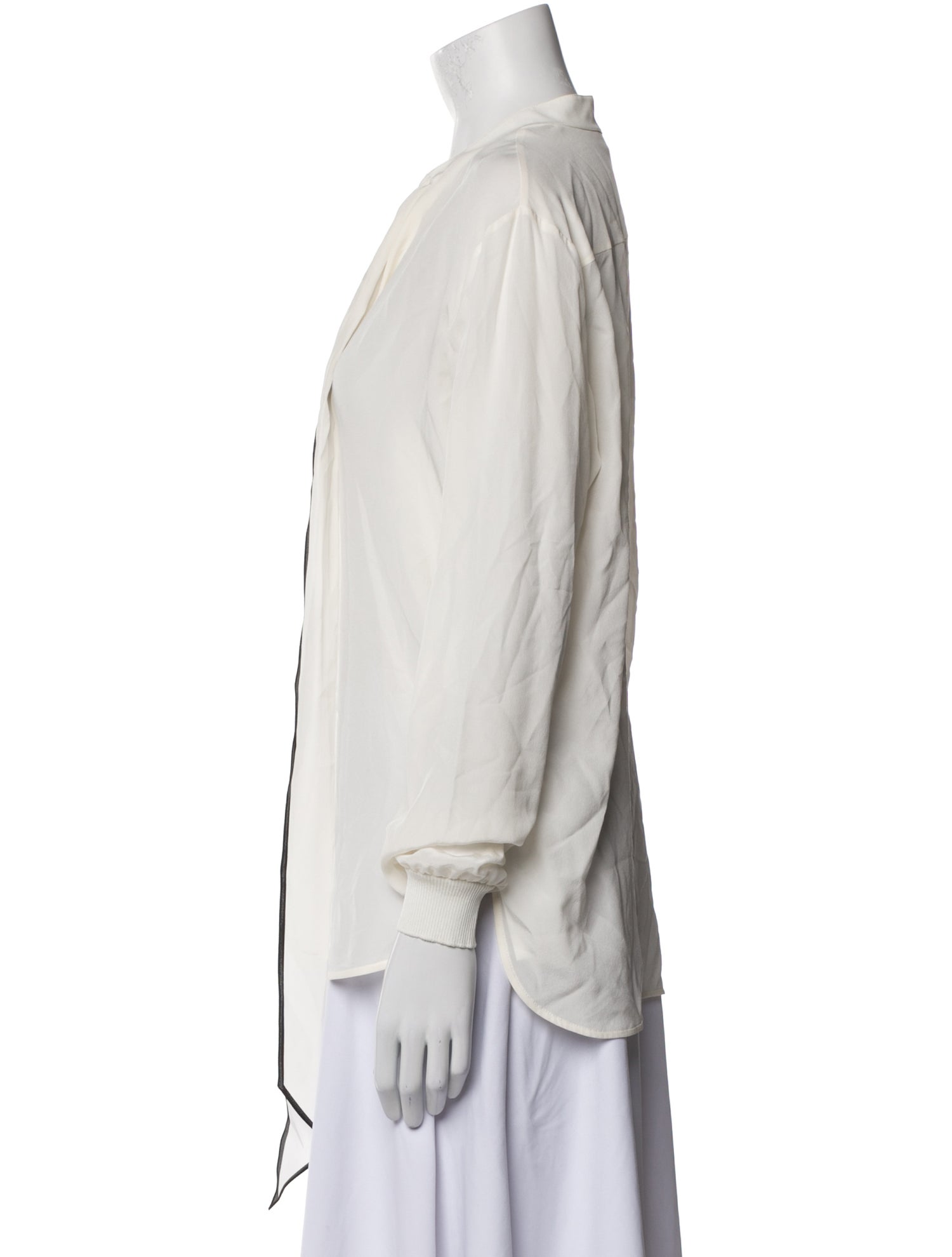 Givenchy Silk V-Neck Tunic