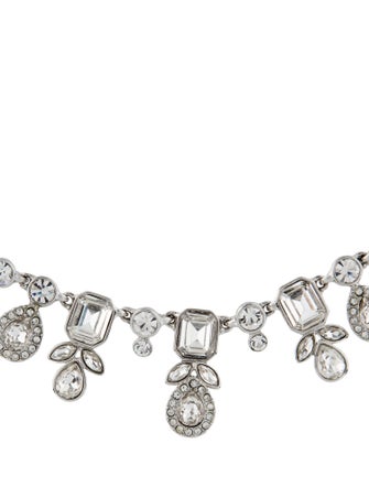 Givenchy Crystal Collar Chain Necklace
