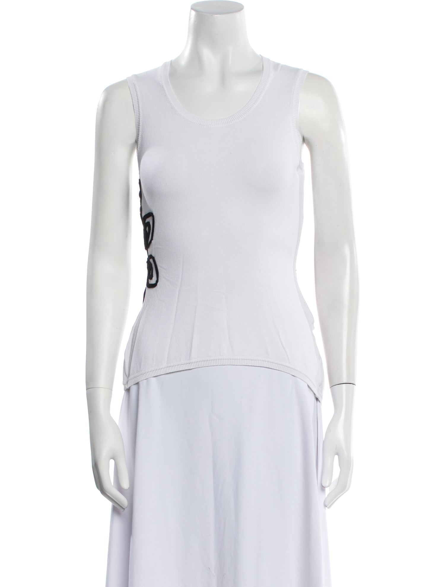 Givenchy Scoop Neck Sleeveless Top