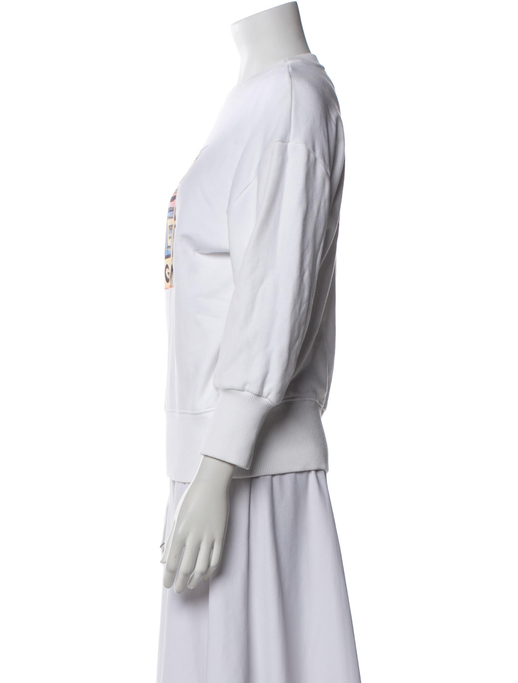 Givenchy Graphic Print Crew Neck Sweatshirt