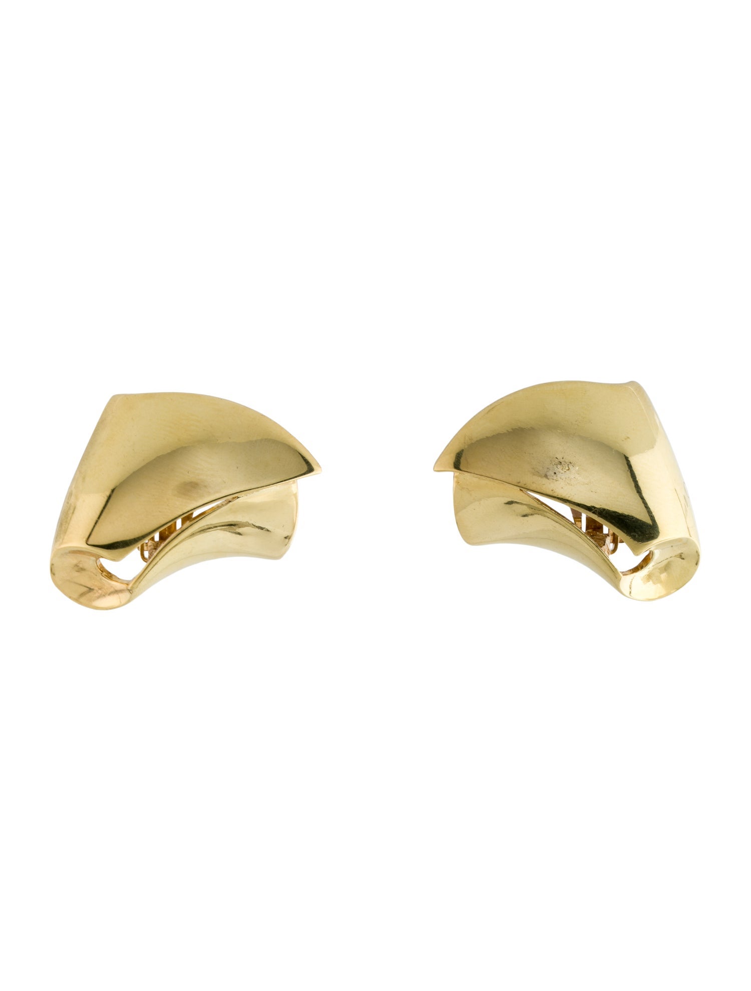 Givenchy Vintage Large Clip On Earrings