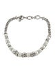 Givenchy Faux Pearl & Crystal Collar Toggle Necklace