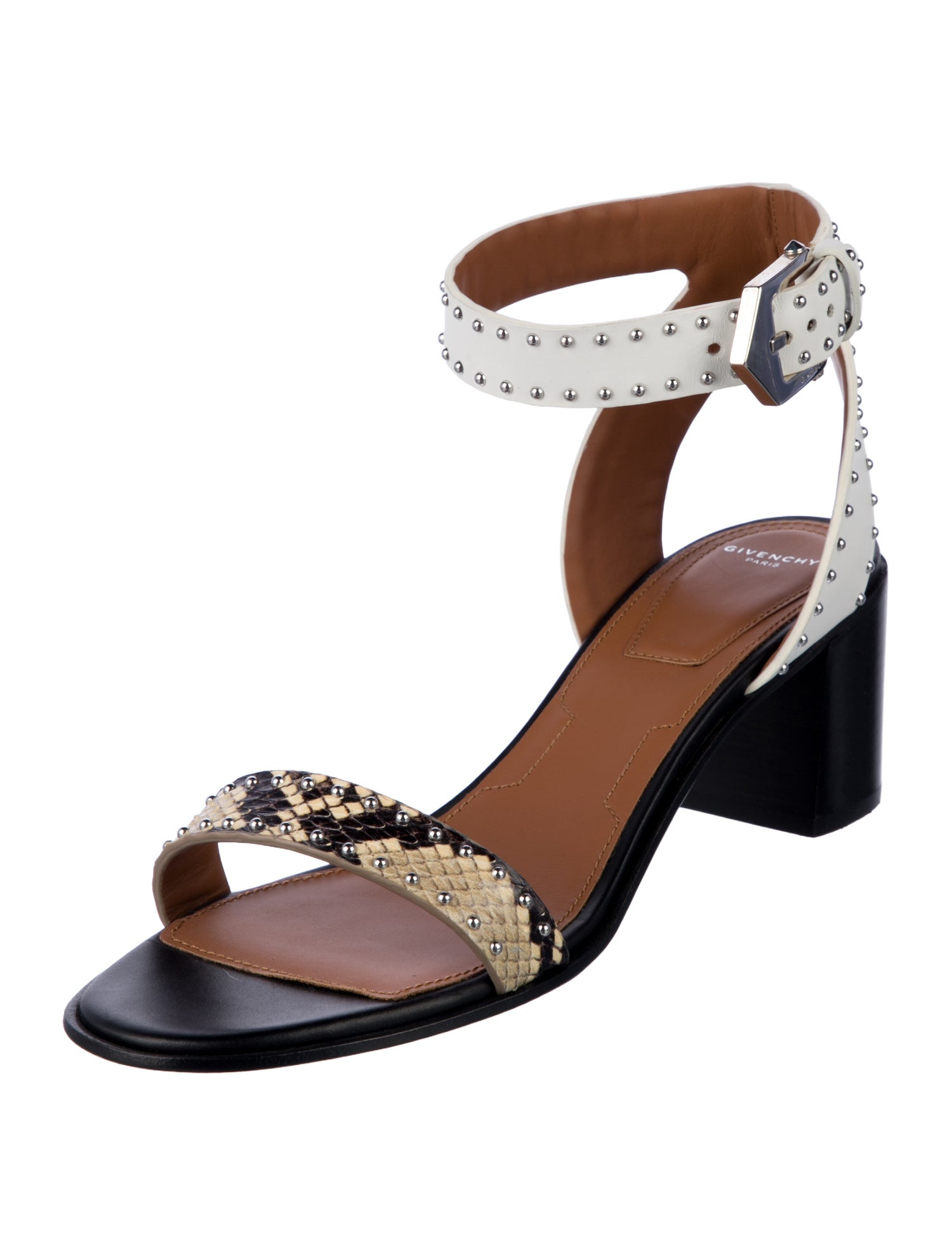 Givenchy Leather Printed Sandals