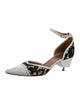 Givenchy Leather Lace Pattern D'Orsay Pumps