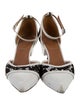 Givenchy Leather Lace Pattern D'Orsay Pumps