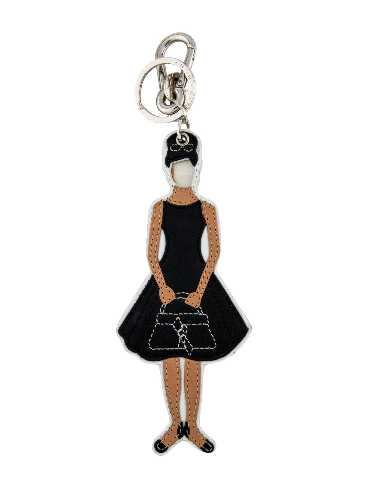 Givenchy Girl Shape Leather Bag Charm