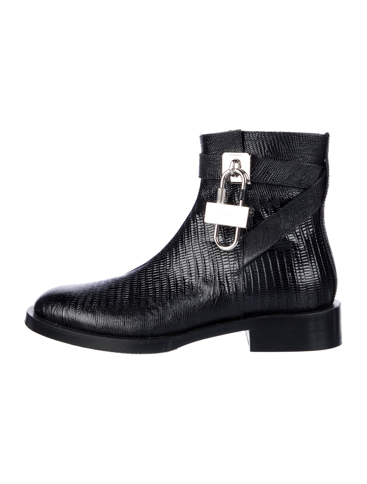 Givenchy Embossed Leather Boots