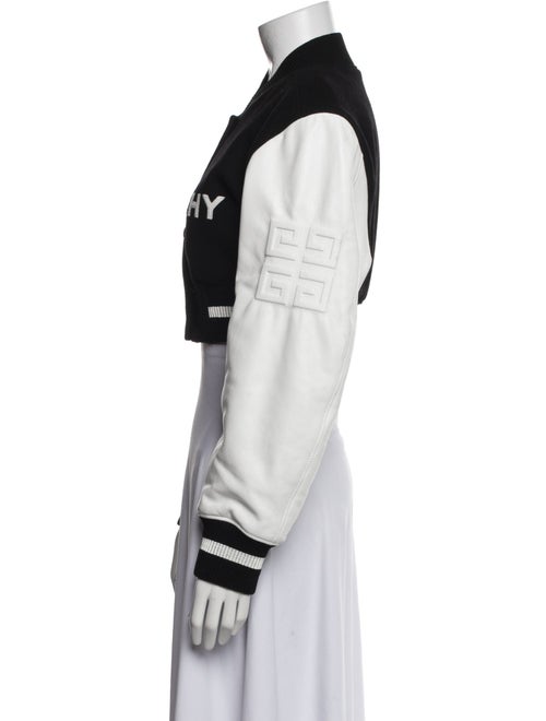 Givenchy Wool Graphic Print Bomber Jacket