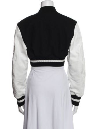 Givenchy Wool Graphic Print Bomber Jacket