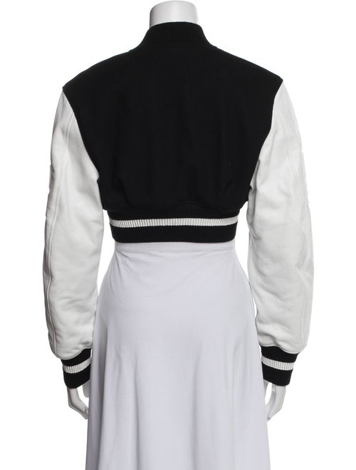 Givenchy Wool Graphic Print Bomber Jacket